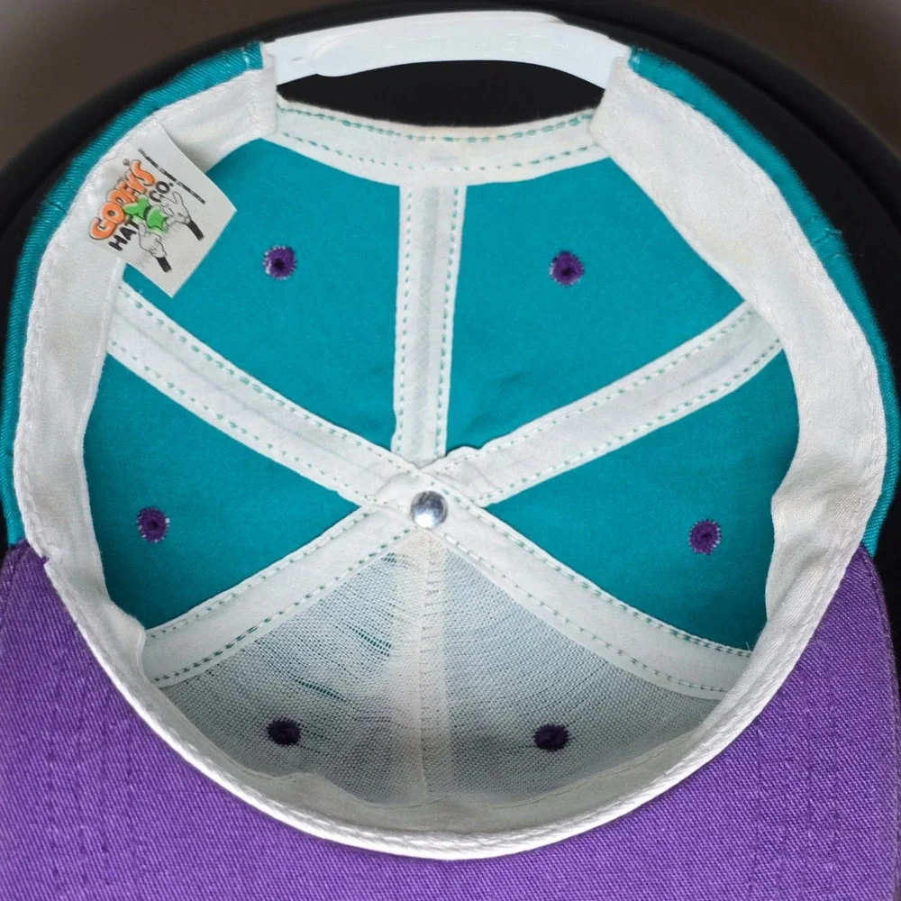 Minnie Mouse 90s Walt Disney Two Tone Embroidered Vintage Goofy Co. Snapback Hat